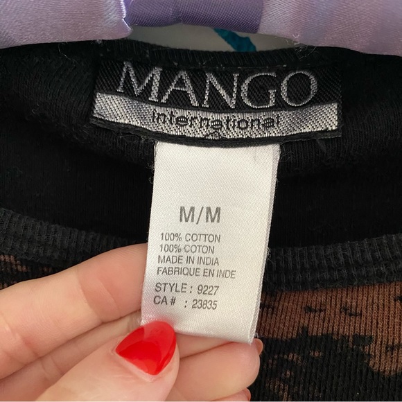 ✨SOLD!✨mango international black top - Picture 3 of 6